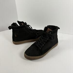 Ride Concepts NEO High Top Shoes Black Canvas MTB BMX Men’s 8